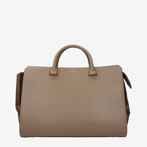 Burberry Handbags Women Leather Beige/Chestnut