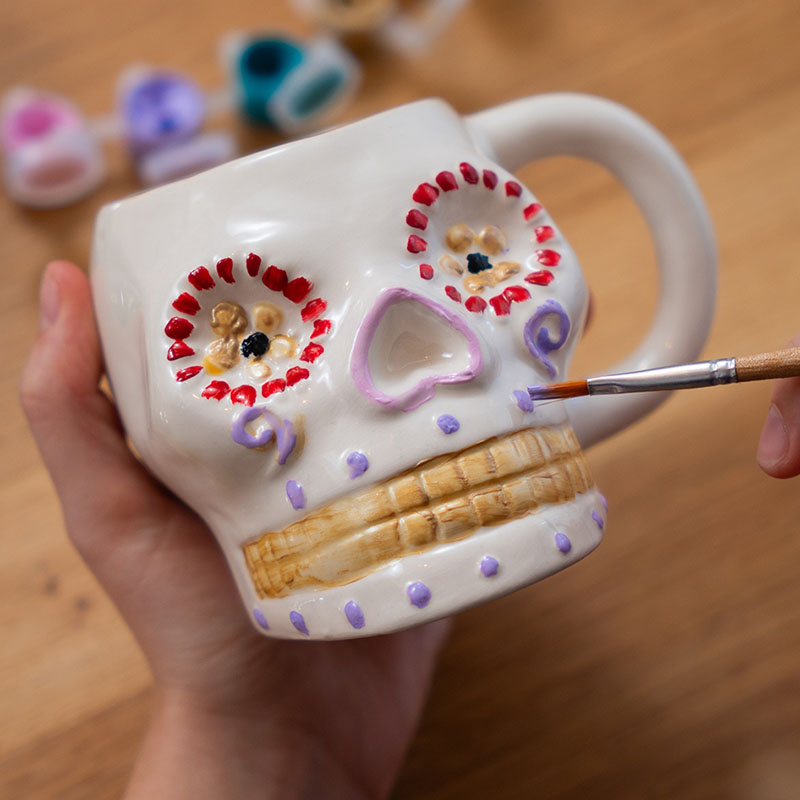 Halloween DIY skull