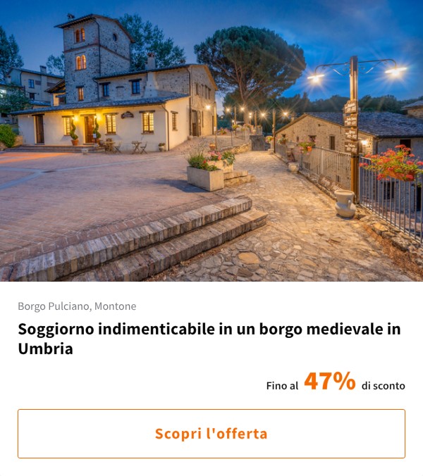 Soggiorno indimenticabile in un borgo medievale in Umbria