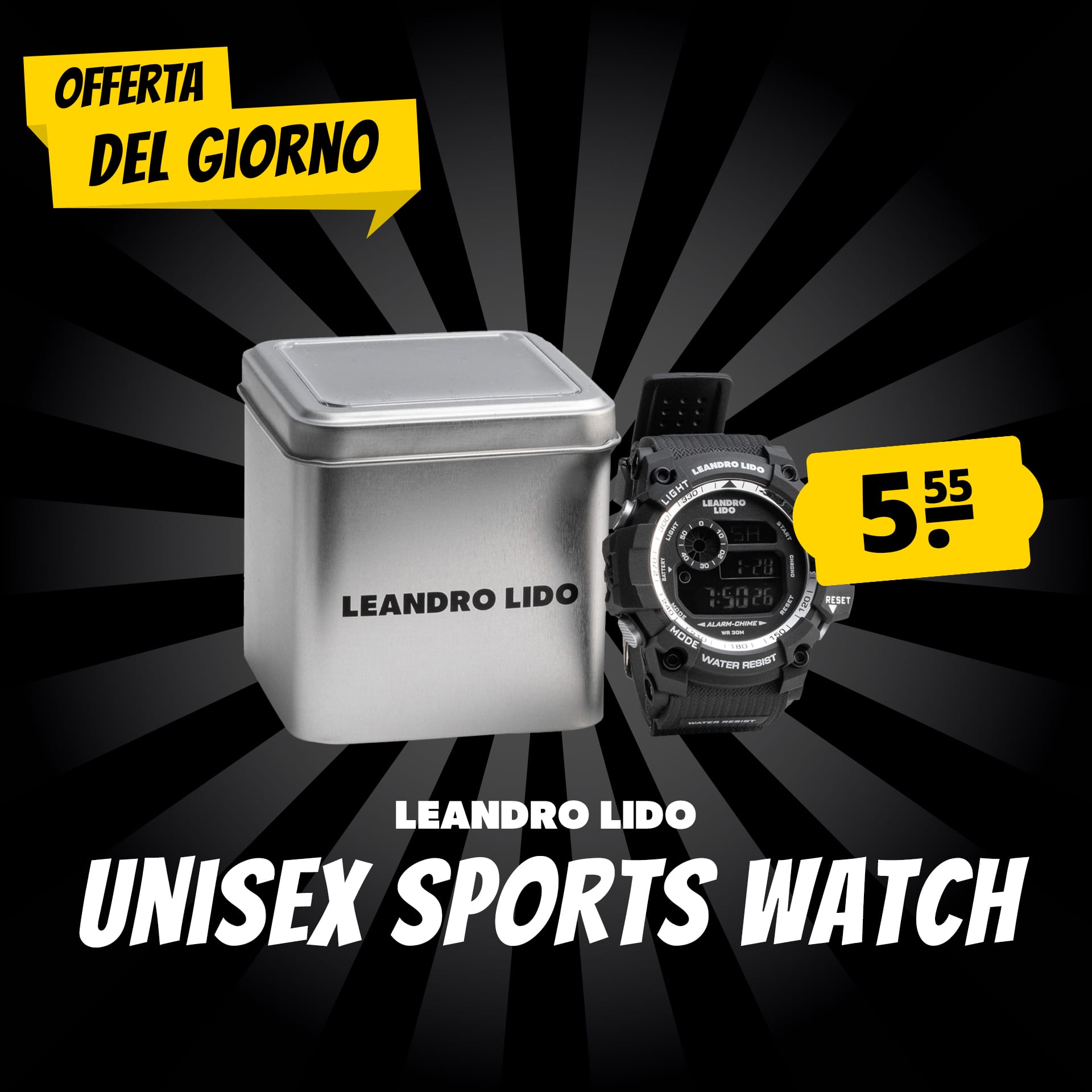 Leandro Lido monza unisex orologio sportivo