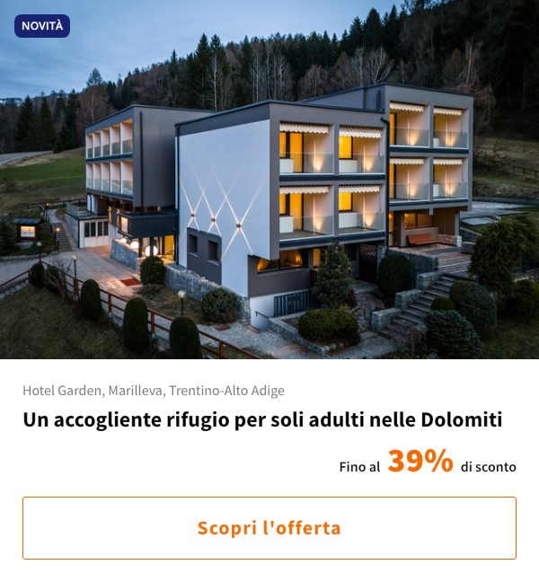 Un accogliente rifugio per soli adulti nelle Dolomiti