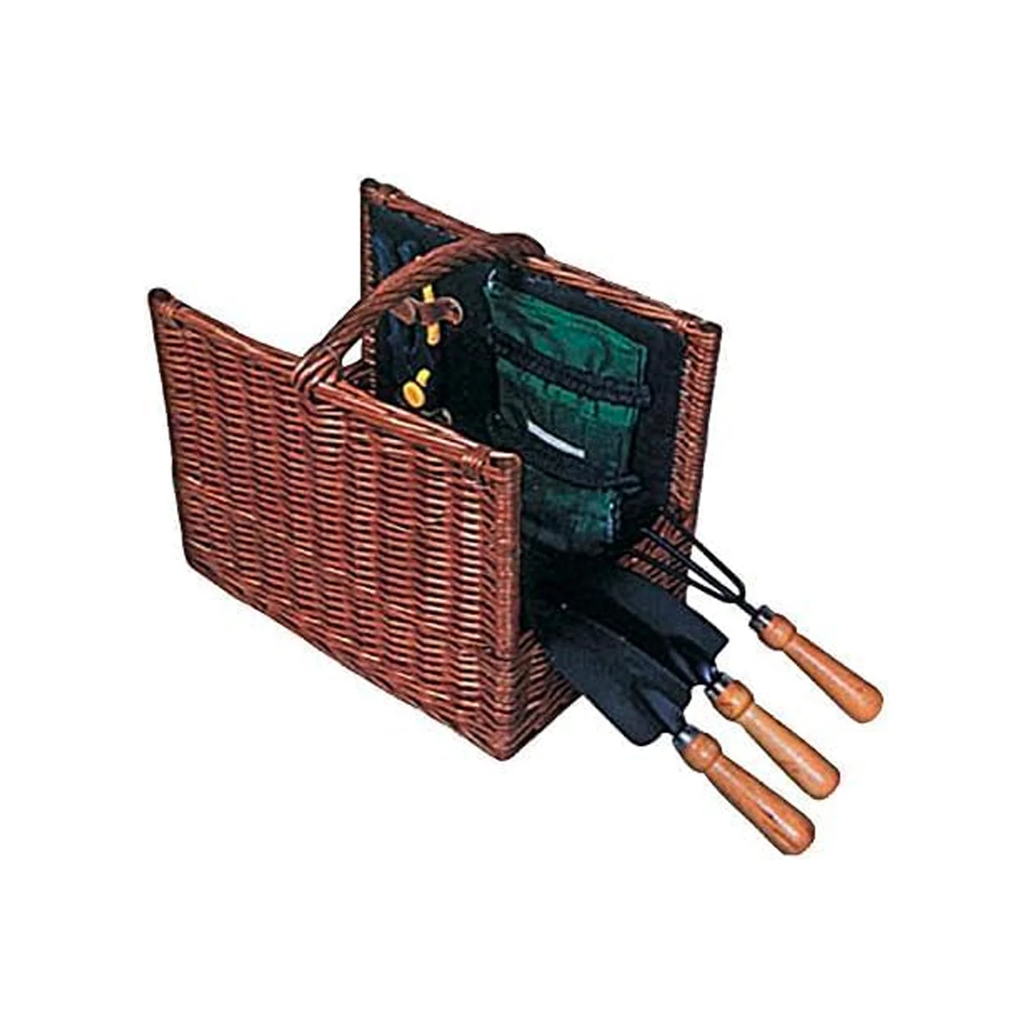 Image of Cesto in Vimini con Set Attrezzi da Giardinaggio 