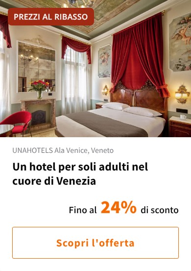 Un hotel per soli adulti nel cuore di Venezia