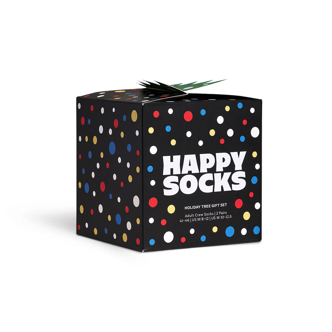 2-Pack Holiday Tree Socks Gift Set