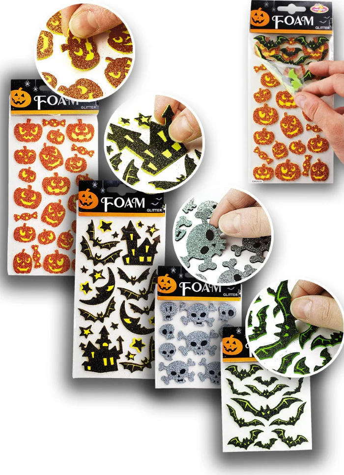 Stickers Halloween Glitterati Carnival Toys
