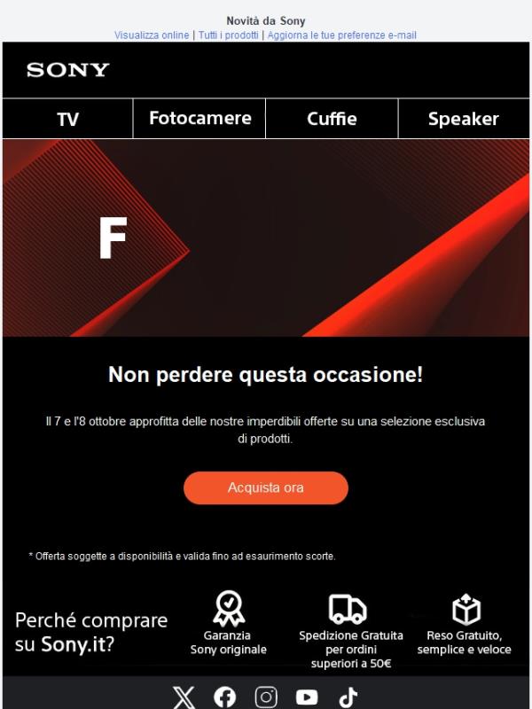 FLASH SALE: Offerte imperdibili –  approfittane subito! 🔥