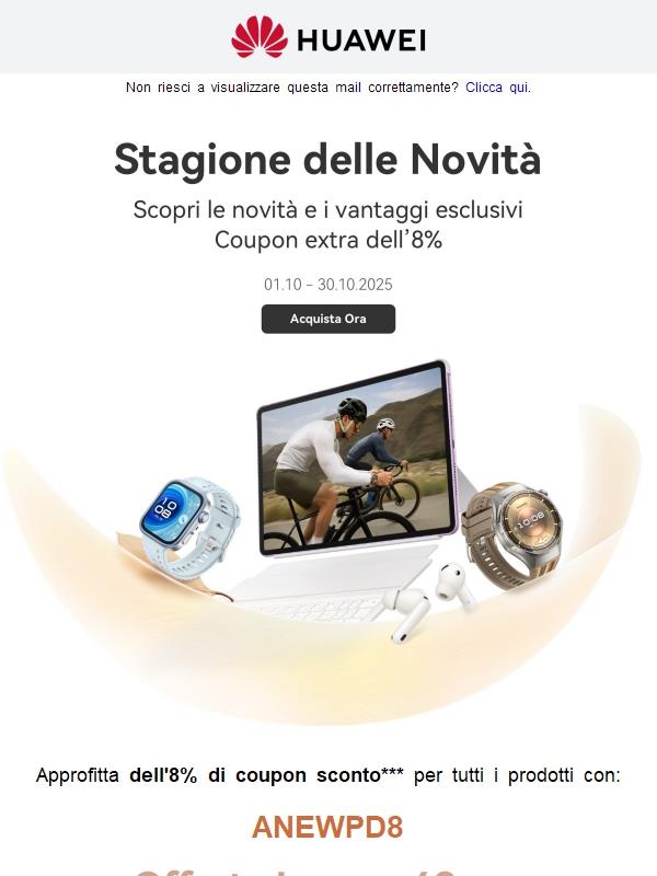 ⚡Offerta lampo su HUAWEI Store!
