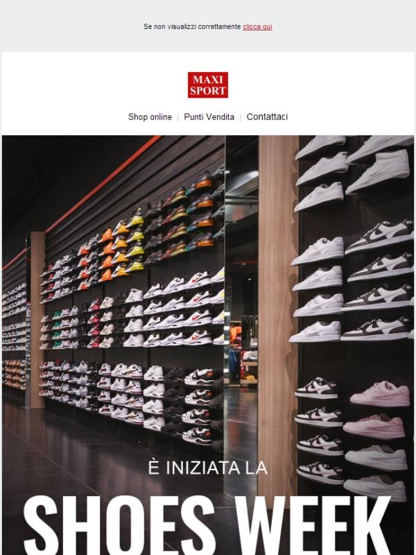 È iniziata la Shoes Week: Maxi Promo su centinaia di scarpe!