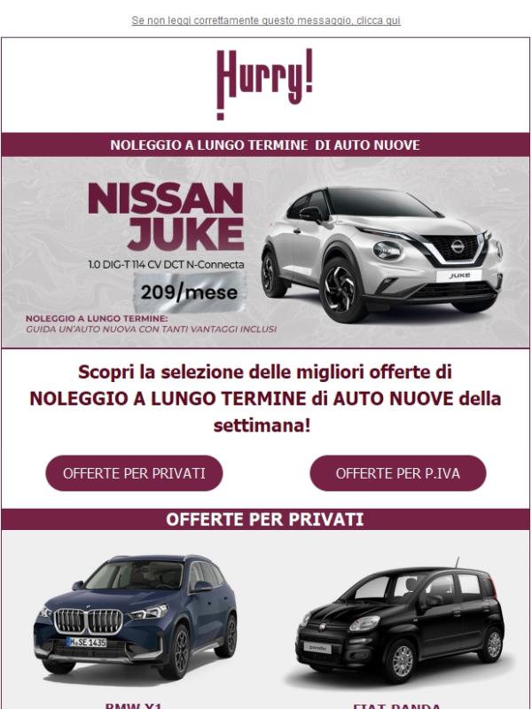 🚘HURRY! Noleggio | Le MIGLIORI OFFERTE della settimana 🚘 Scopri tutte le auto a noleggio a prezzi scontati!