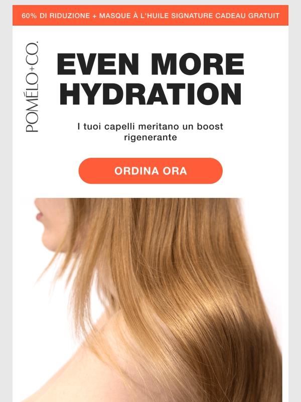 I tuoi capelli meritano un boost rigenerante,