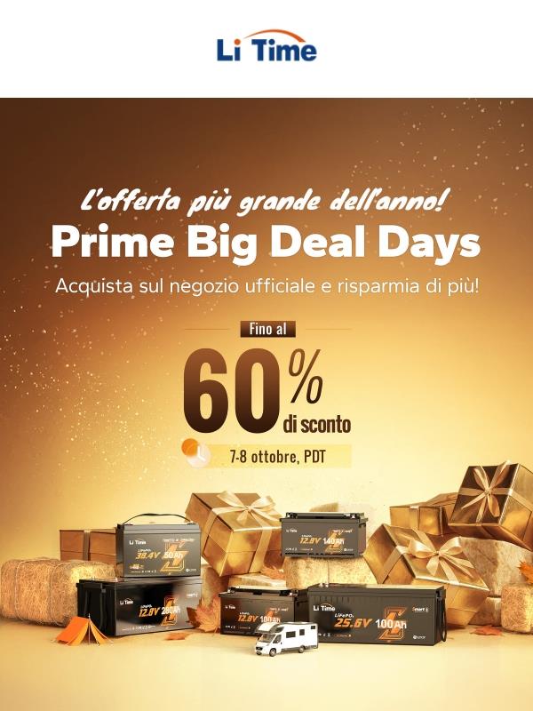 🎁L’offerta più grande dell’anno!—Prime Big Deal Days