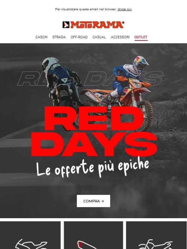 🔴RED DAYS: offerte epiche per 3 giorni🔥