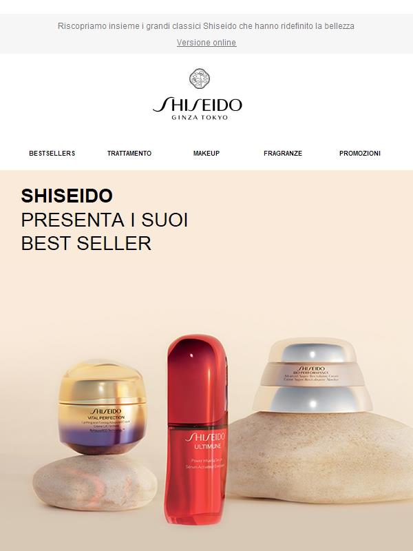 Sai quali sono i prodotti Shiseido più amati?