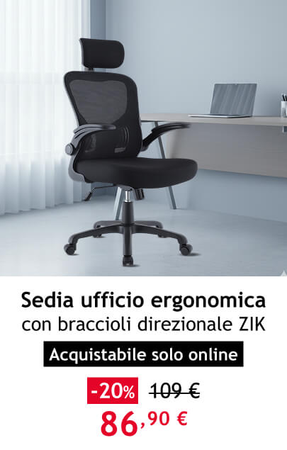 sedia da ufficio ergonomica ZIK