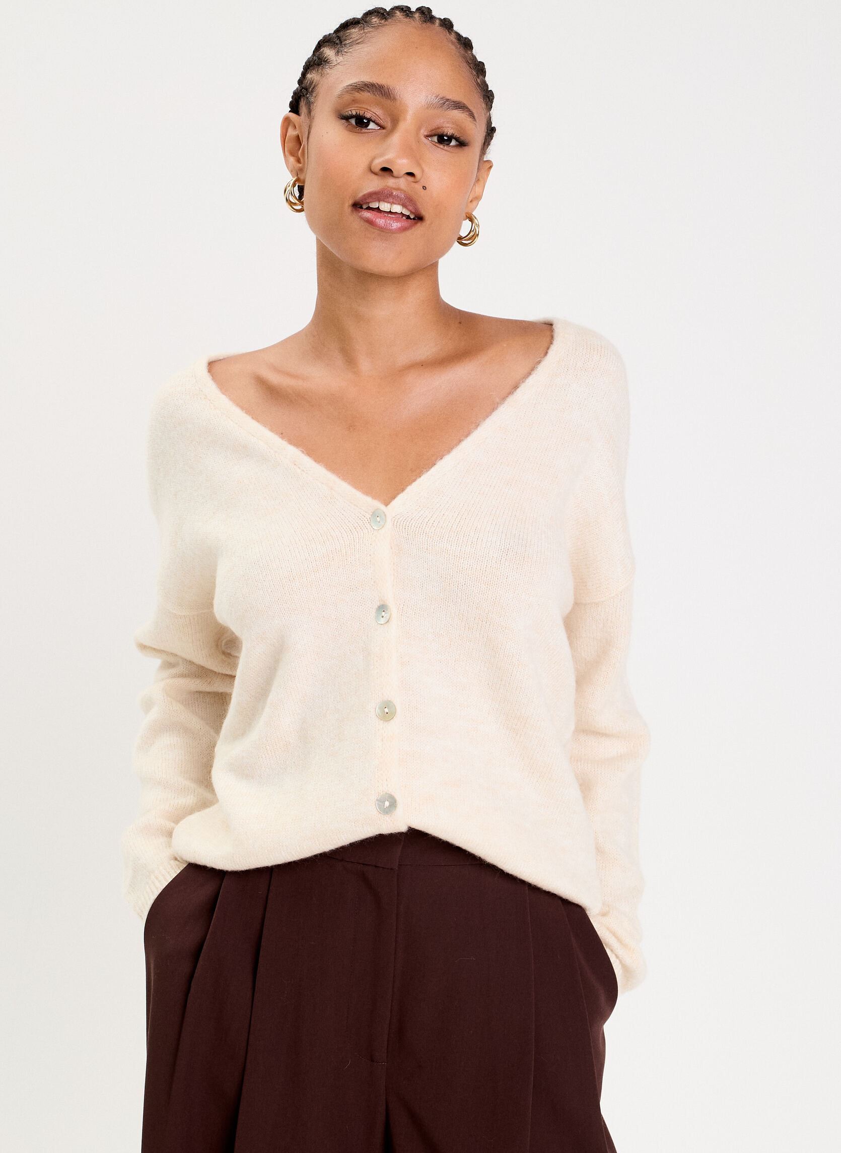 Cache Cache Cardigan e gilet FLASHYGIL donna beige