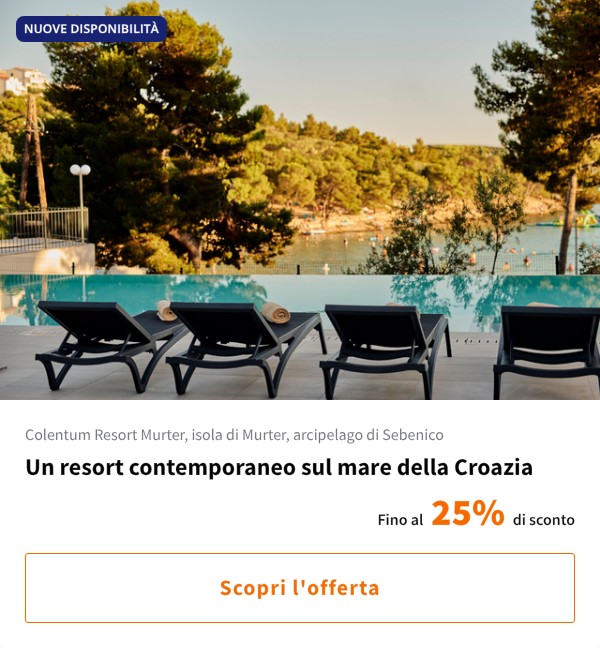 Un resort contemporaneo sul mare della Croazia