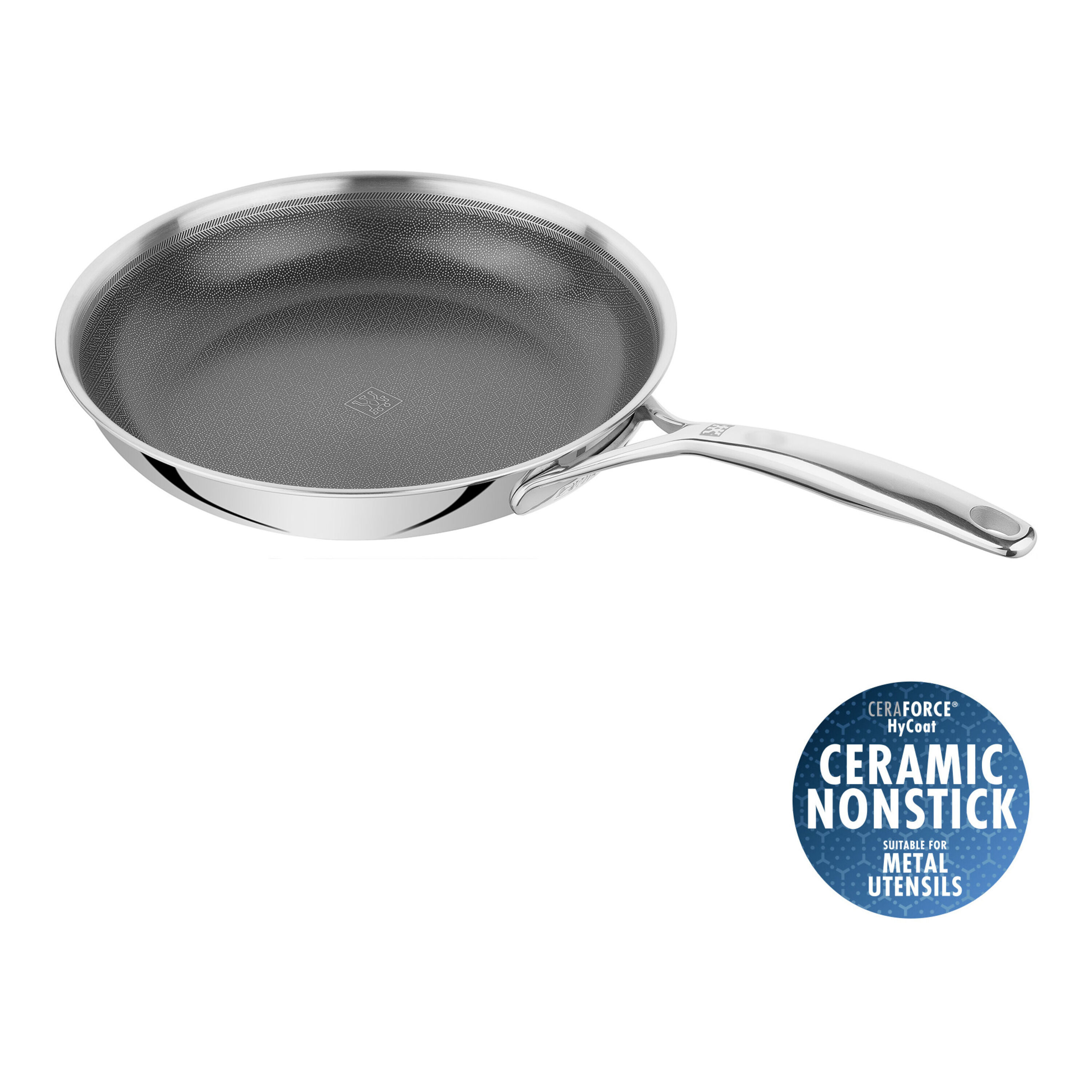 ZWILLING Peak Padella - 28 cm, 18/10 acciaio inossidabile, Ceraforce HyCoat