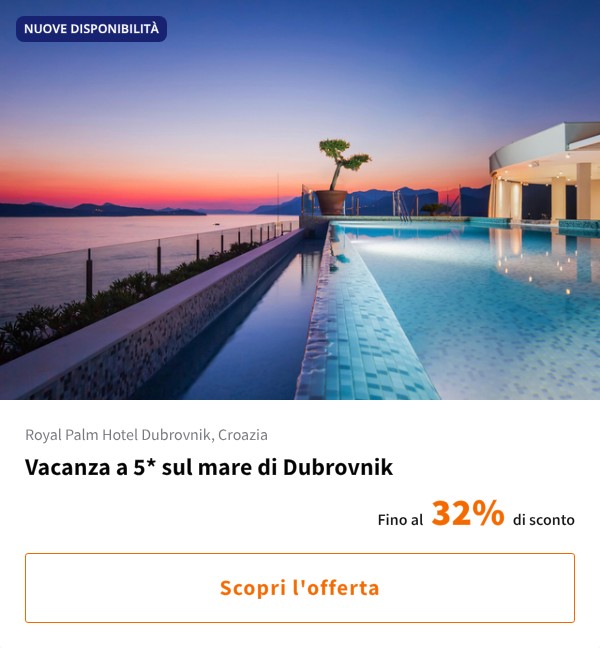 Vacanza a 5* sul mare di Dubrovnik