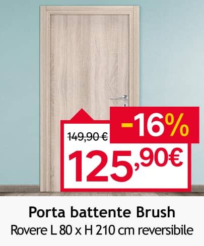 porta battente brush