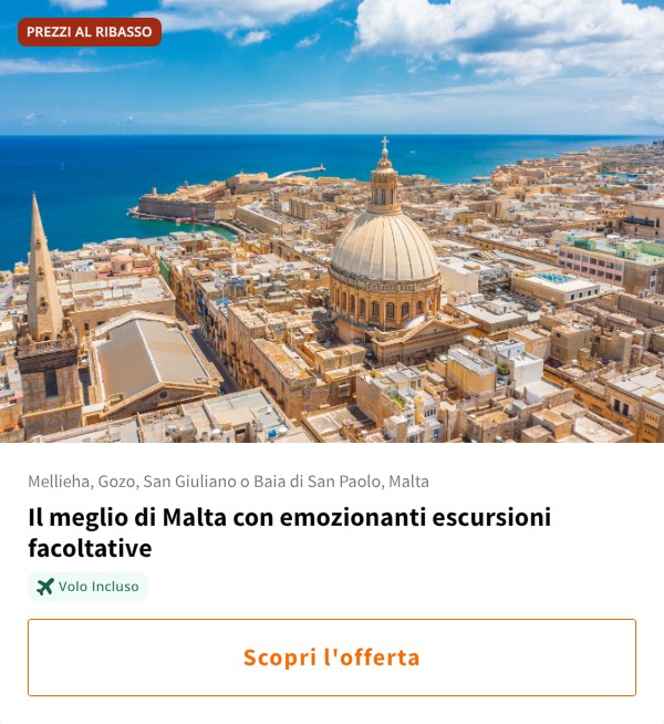 Il meglio di Malta con emozionanti escursioni facoltative
