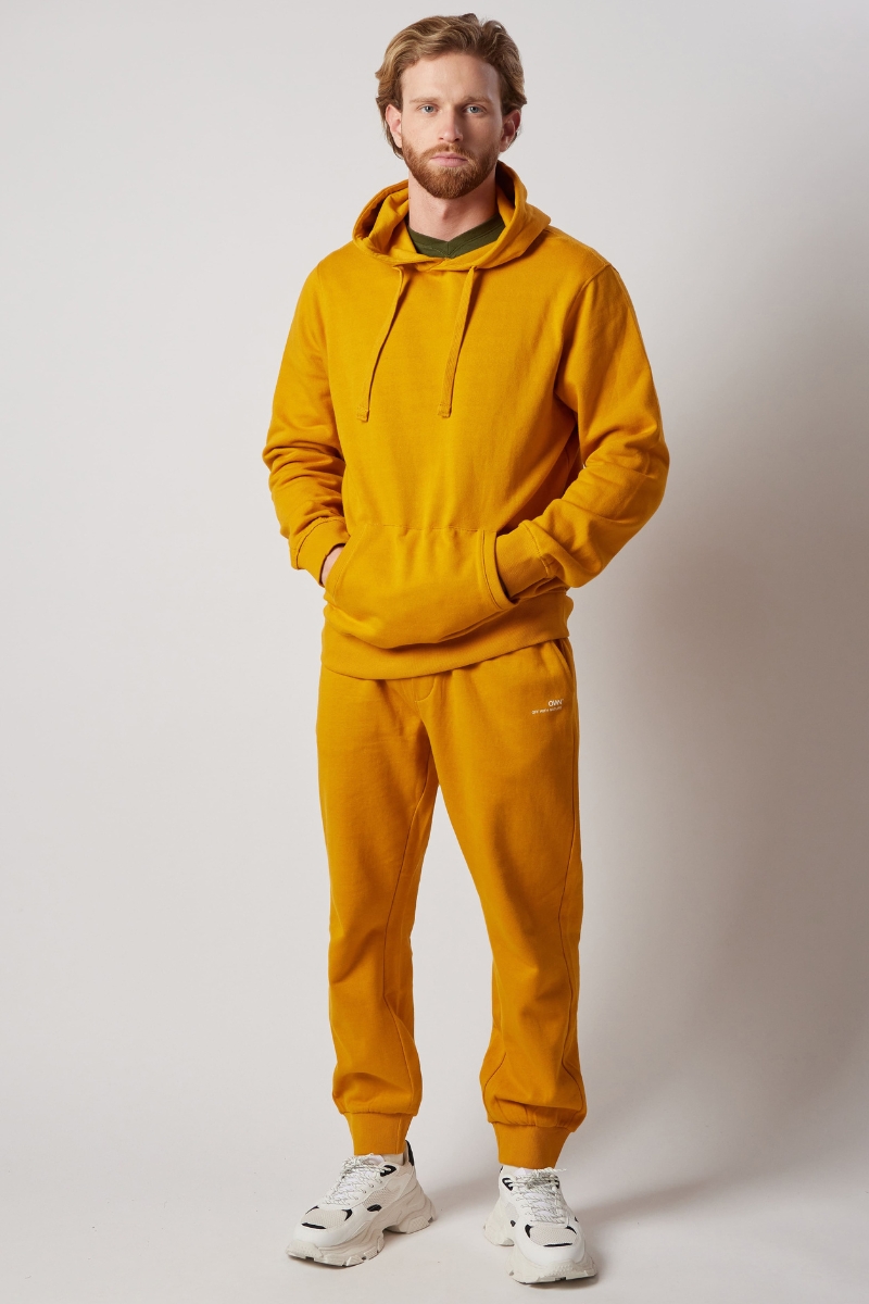 Set Felpa Felpata con Cappuccio + Joggers Felpati
