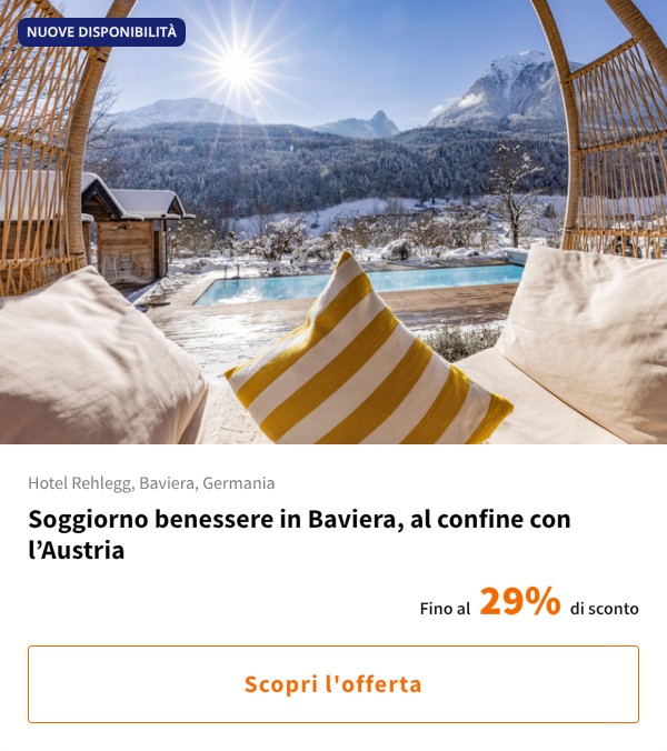 Soggiorno benessere in Baviera, al confine con l%27Austria