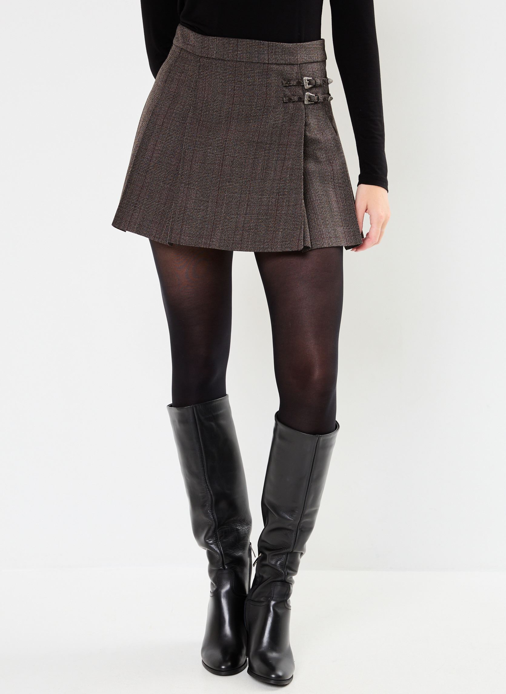 The Kooples Gonne corte FJUP29026K donna marrone