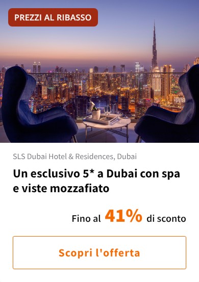 Un esclusivo 5* a Dubai con spa e viste mozzafiato