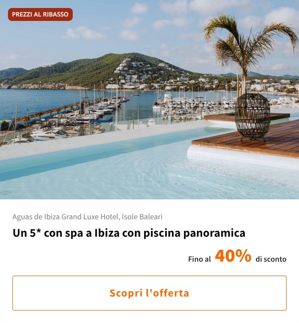 Un 5* con spa a Ibiza con piscina panoramica