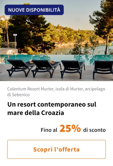 Un resort contemporaneo sul mare della Croazia