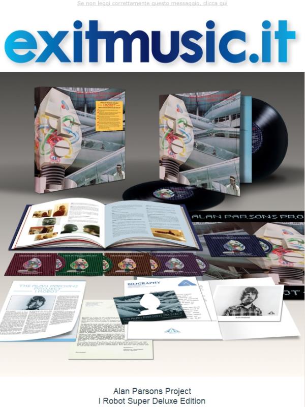 Alan Parsons Project 'I Robot' @exitmusic.it, Limited Edition Super Deluxe Edition, Red Vinyl Half-Speed Remasted