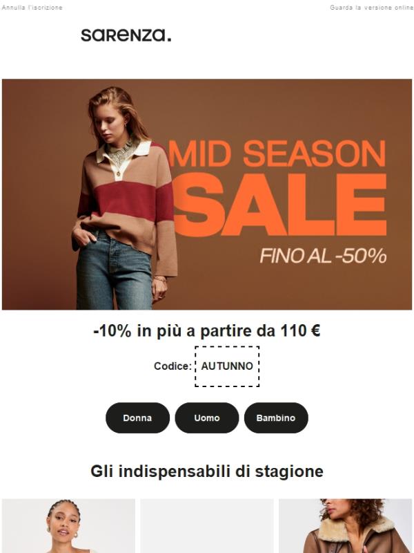 Non perdere i nostri indispensabili di stagione ✨