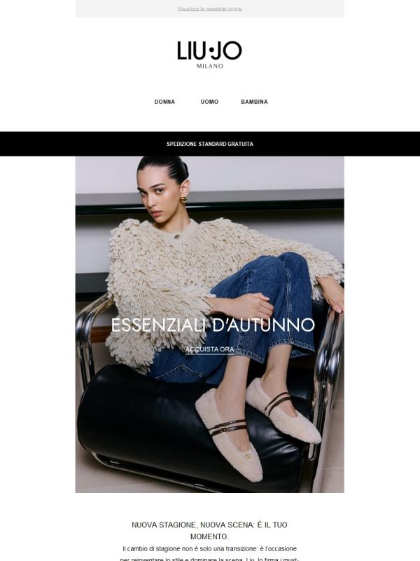 Spedizione Gratuita: Rinnova il look