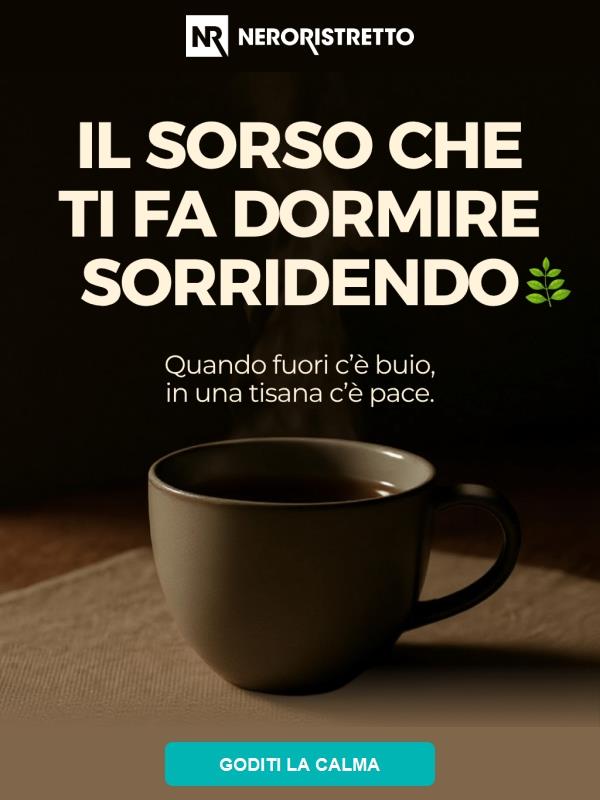 🌙 Il sorso che ti fa dormire sorridendo