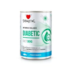 Image of Disugual Diabetic Pesce Bianco 400g umido dietetico cane