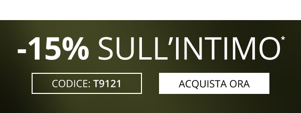 15% sull'intimo