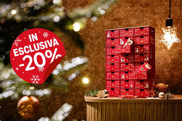 20% di sconto sui calendari dell'Avvento