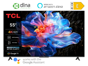 TCL Serie Smart TV 4K Ultra HD 55" Pollici 55P69K, Dolby Audio, HDR10+, Google TV