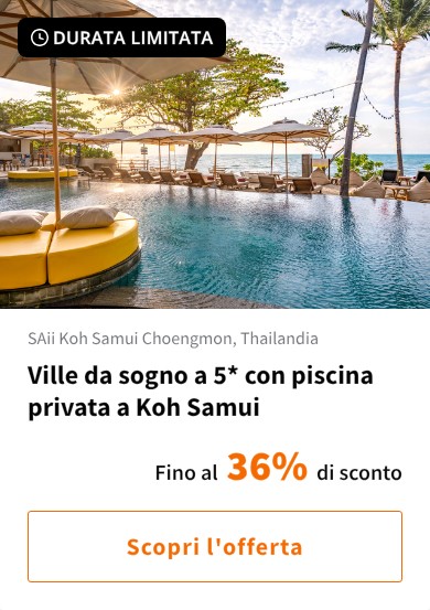 Ville da sogno a 5* con piscina privata a Koh Samui