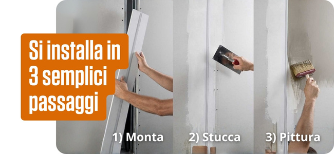 Si installa in 3 semplici passaggi