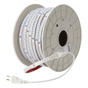 Striscia LED SMD 2835 Driver Gratuito 16W/M 1600Lm/M 220VAC IP65 6000ºK Rotolo 50M