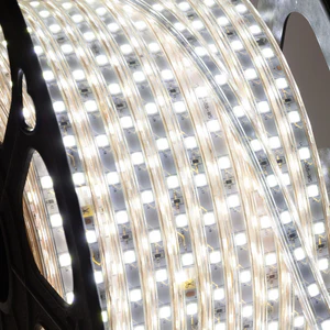 Striscia da 60 LED/M 500W 42,000Lm 6000ºK SMD5050 220VAC IP65 x50M 40,000H [HO-220-60-50M-CW]