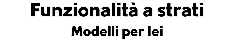 Funzionalità a strati Modelli per lei