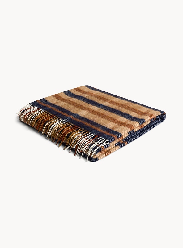Plaid a quadri made in Italy