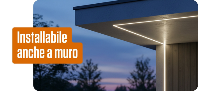 Installabile anche a muro