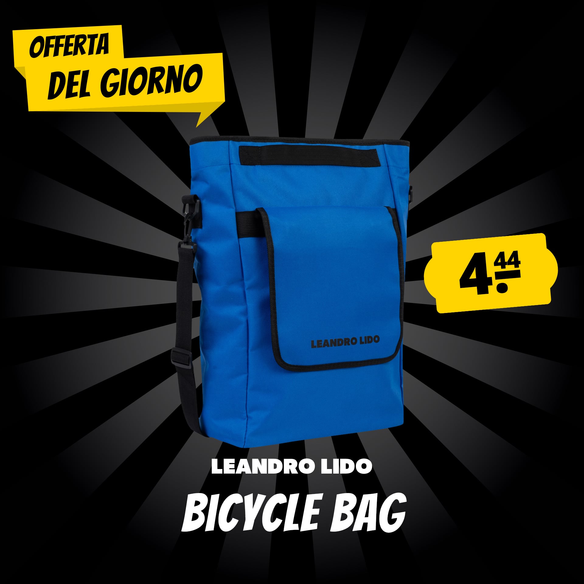 Leandro Lido rapallo biciletta da ciclismo borsa