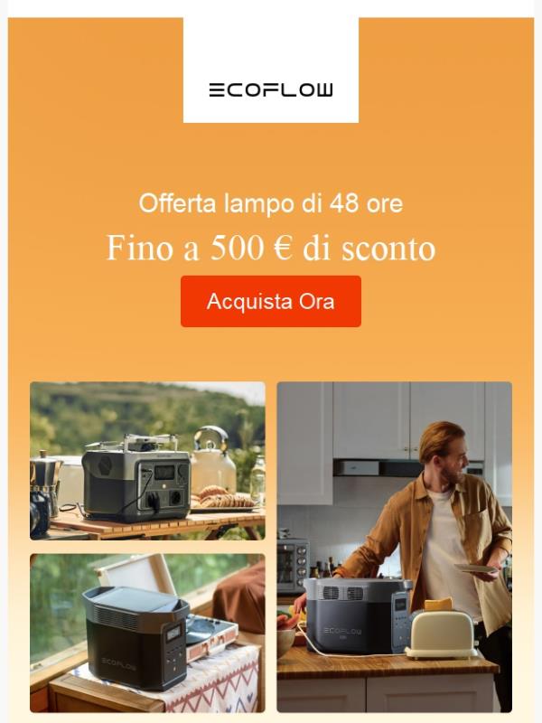 ⚡Offerta lampo di 48 ore | Risparmia alla grande sui best-seller di EcoFlow