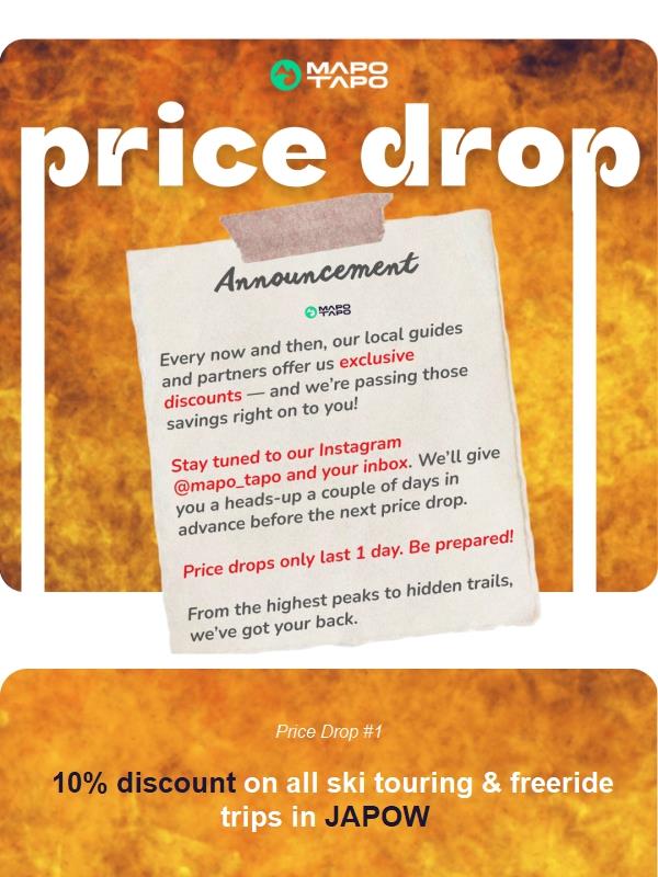 🚨 PRICE DROP ANNOUNCEMENT: JAPAN SKI