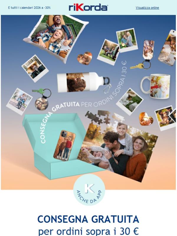 Consegna gratuita per il tuo prossimo ordine! 🚛🎁