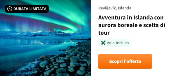 Avventura in Islanda con aurora boreale e scelta di tour